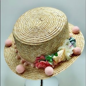 Straw handmade hat